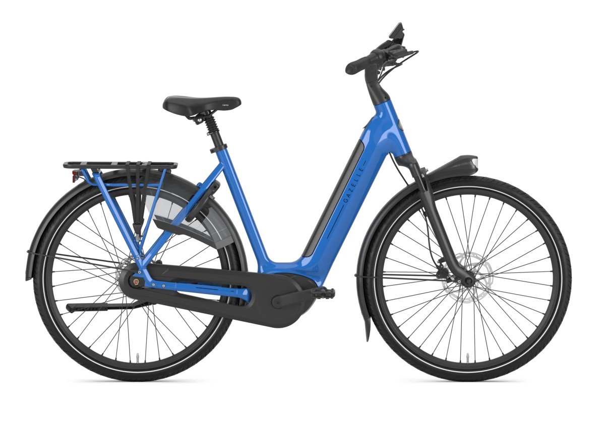 Grenoble test e-bike Dames Tropical Blue Glans