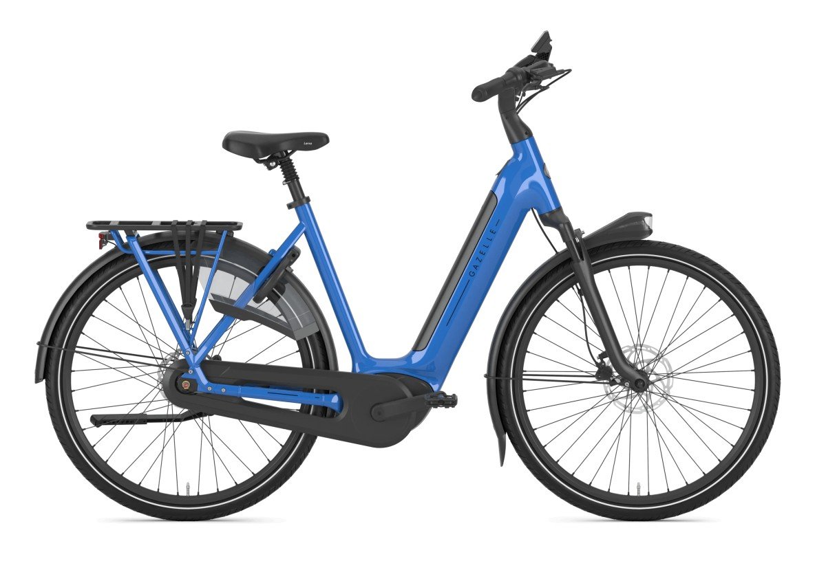 Grenoble test e-bike Dames Tropical Blue Glans